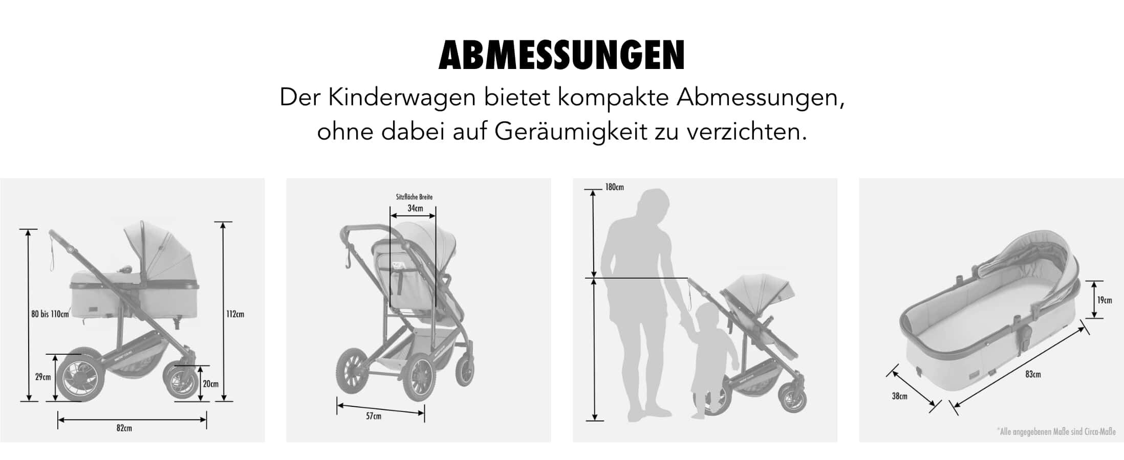 Kinderwagen in vielen farben