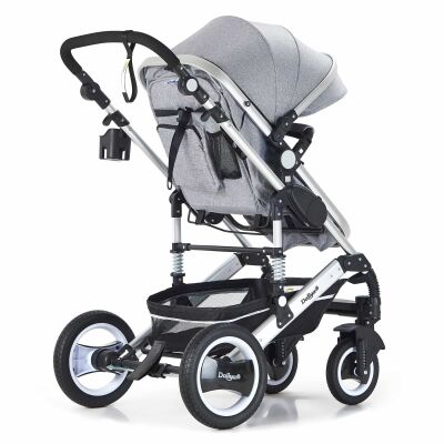 Daliya® BAMBIMO 3in1 Kinderwagen & Buggy mit Babyschale (Grau)
