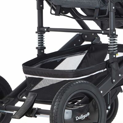 Daliya® BAMBIMO 3in1 Kinderwagen & Buggy mit Babyschale (Dunkelgrau)