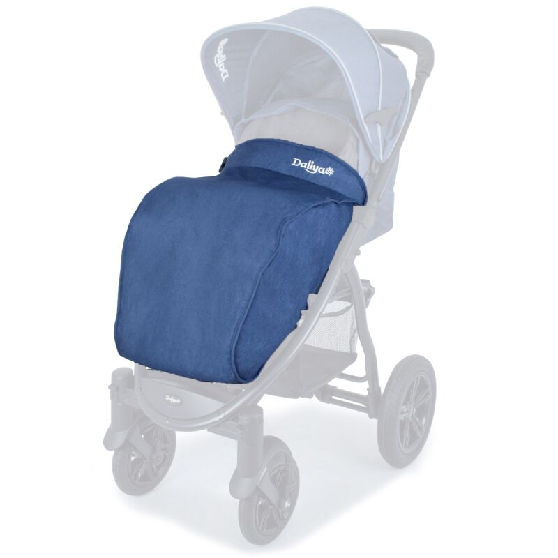 Daliya® Variyo Buggy Fußsack | Universal Kinderwagen ( Dunkel-Blau )