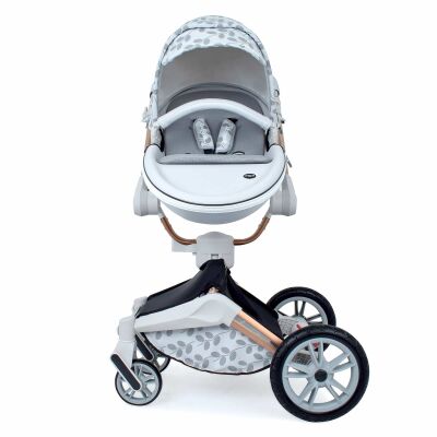 Daliya® TURNIYO 360° Premium 3in1 Kinderwagen (Grau mit Muster)