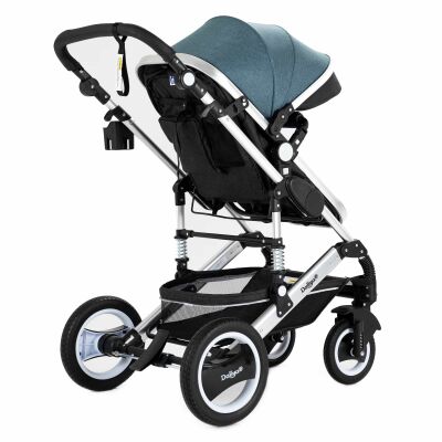 Daliya® BAMBIMO 3in1 Kinderwagen & Buggy mit Babyschale (Grün)