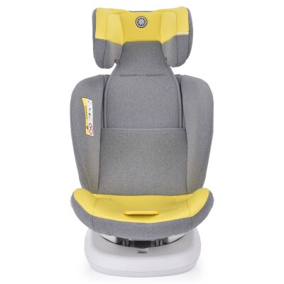 Daliya® ROTAZIONE 360° Kindersitz I 0-36KG I Isofix  I Top Tether I Gr. 0+ / I / II / III ( Gelb )
