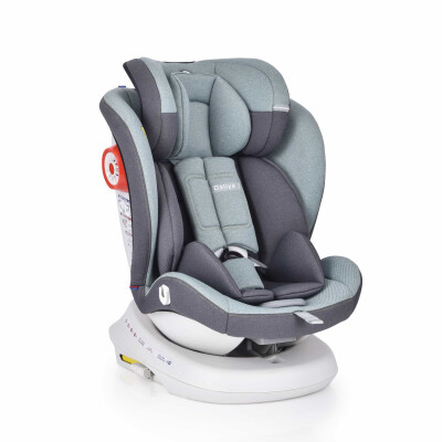 Daliya® ROTAZIONE 360° Kindersitz I 0-36KG I Isofix  I Top Tether I Gr. 0+ / I / II / III ( Grün )