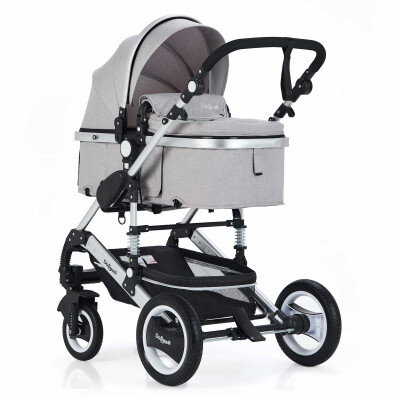 BAMBIMO Kinderwagen 3in1 (ein Daliya® refurbished Produkt Elegance-Grau)