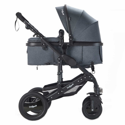 BAMBIMO Kinderwagen 2in1 (ein Daliya® refurbished Produkt Dunkel-Grau)