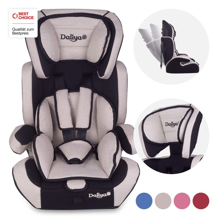 Daliya® CARSITTO Kinderautositz 9-36KG Gruppe I / II / III ( Beige )