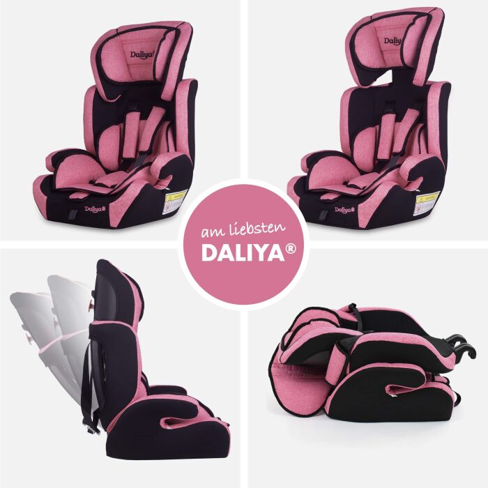 Daliya® CARSITTO Kinderautositz 9-36KG Gruppe I / II / III ( Rosa )