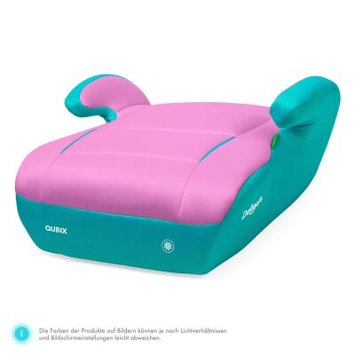 Daliya® QUBIX Kindersitzerhöhung I-Size (Türkis - Rosa)