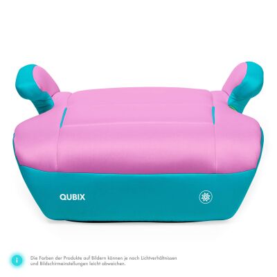 Daliya® QUBIX Kindersitzerhöhung I-Size (Türkis - Rosa)