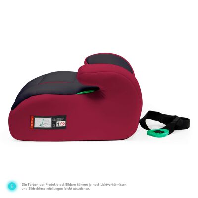 Daliya® QUBIX Kindersitzerhöhung I-Size (Rot - Schwarz)