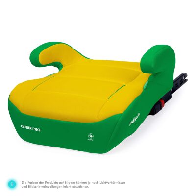 Daliya® QUBIX PRO Kindersitzerhöhung Isofix und I-Size (Grün - Gelb)