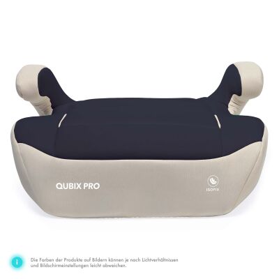 Daliya® QUBIX PRO Kindersitzerhöhung Isofix und I-Size (Beige - Schwarz)