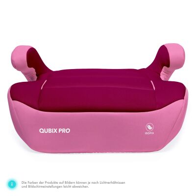 Daliya® QUBIX PRO Kindersitzerhöhung Isofix und I-Size (Rosa - Magenta)