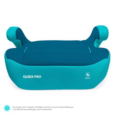 Daliya® QUBIX PRO Kindersitzerhöhung Isofix und I-Size (Türkis - Blau)