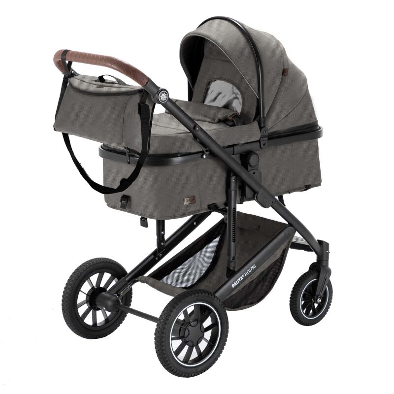 Daliya® FLEXI-PRO 2in1 Kinderwagen & Buggy (Grau-Grün)