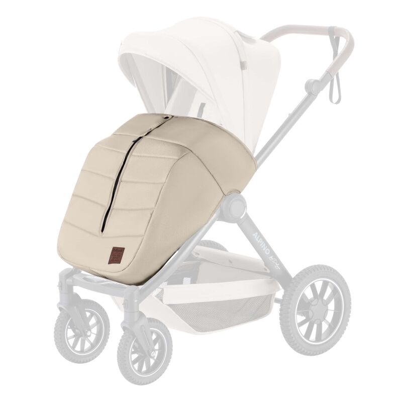 Daliya® ALPINO Universal Fußsack Beige – Komfort und Vielseitigkeit für Deinen Kinderwagen (Beige)