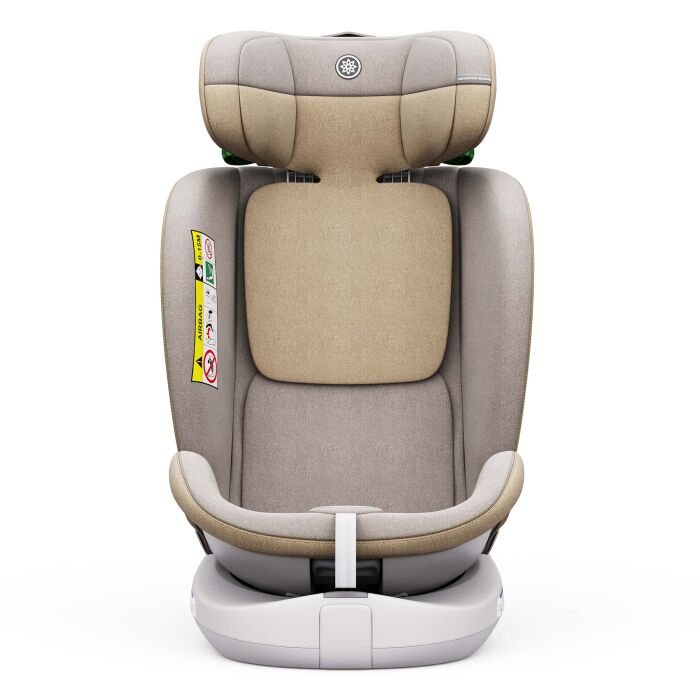 ROTAZIONE I-Size Kindersitz 360° drehbar – Beige | I-Size, ISOFIX, Melange-Stoff