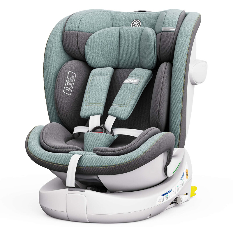 ROTAZIONE  I-Size Kindersitz 360° drehbar – Grün | I-Size, ISOFIX, Atmungsaktiver Komfort