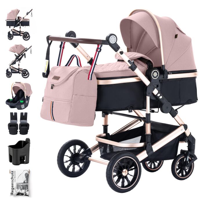 Daliya® NEOMOVE 3in1 Kinderwagen & Buggy (Farbauswahl)