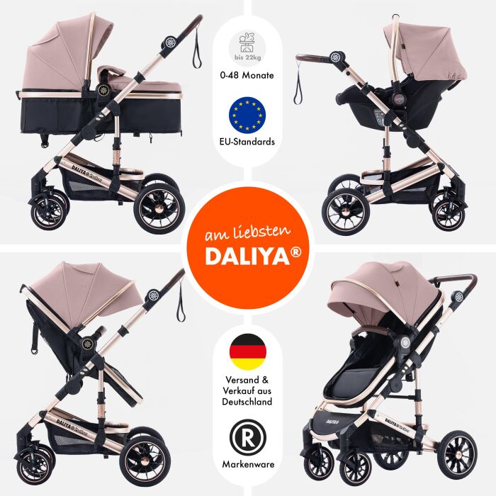 Daliya® NEOMOVE 3in1 Kinderwagen & Buggy (Farbauswahl)