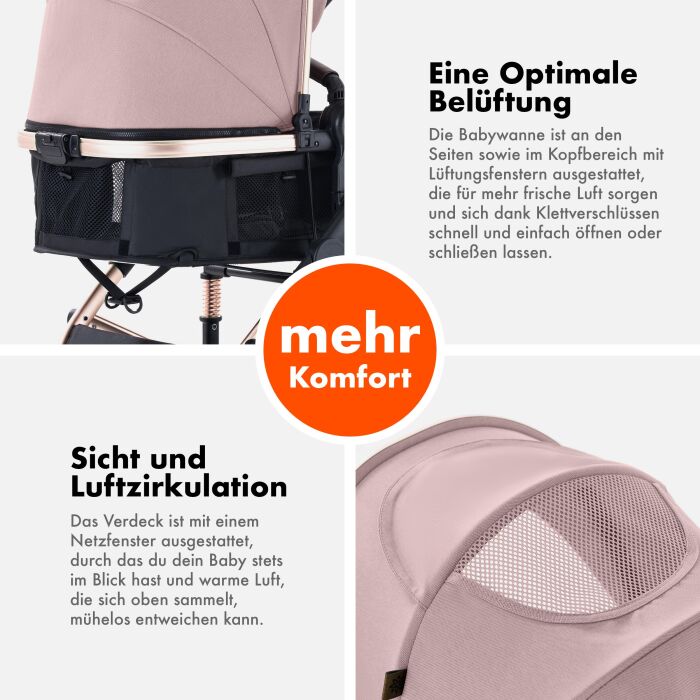 Daliya® NEOMOVE 3in1 Kinderwagen & Buggy (Farbauswahl)