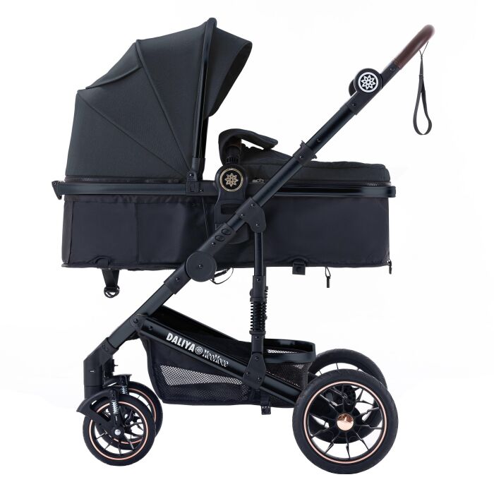 Daliya® NEOMOVE 3in1 Kinderwagen & Buggy (Schwarz-Schwarz)