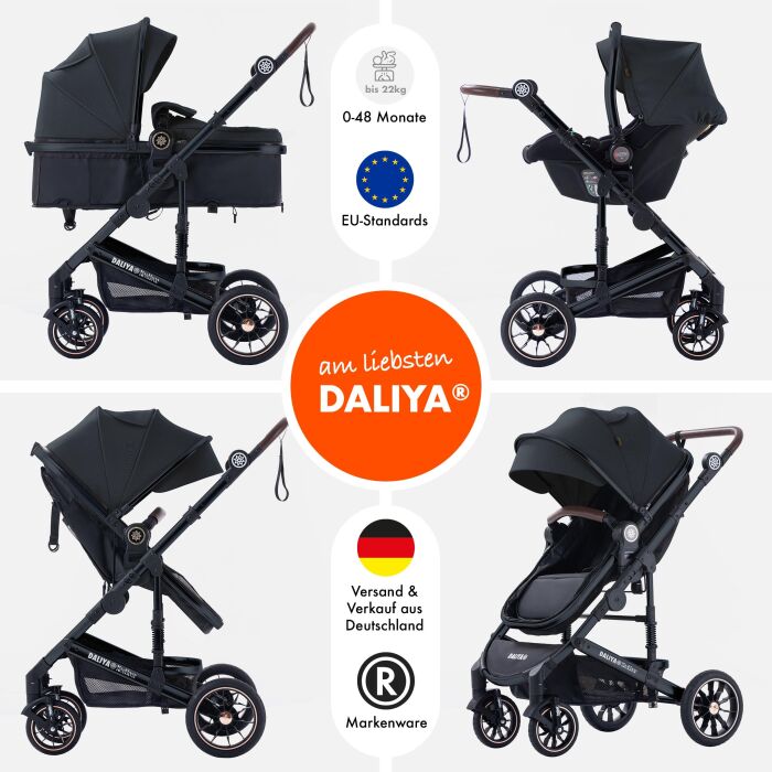 Daliya® NEOMOVE 3in1 Kinderwagen & Buggy...