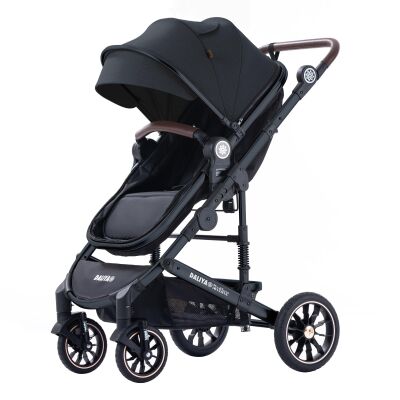 Daliya® NEOMOVE 3in1 Kinderwagen & Buggy (Schwarz-Schwarz)