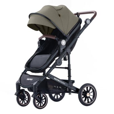 Daliya® NEOMOVE 3in1 Kinderwagen & Buggy (Schwarz-Braun)