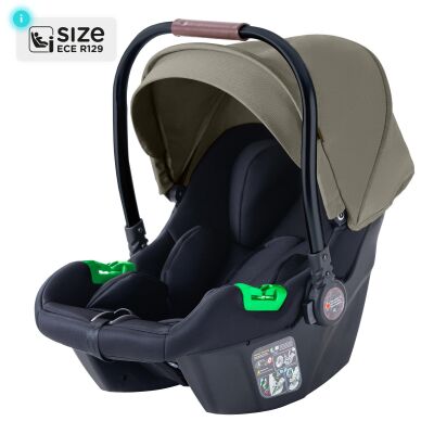 Daliya® NEOMOVE 3in1 Kinderwagen & Buggy (Schwarz-Braun)