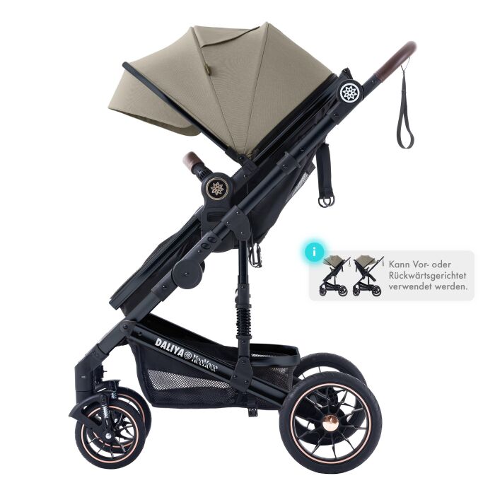 Daliya® NEOMOVE 3in1 Kinderwagen & Buggy (Schwarz-Beige)