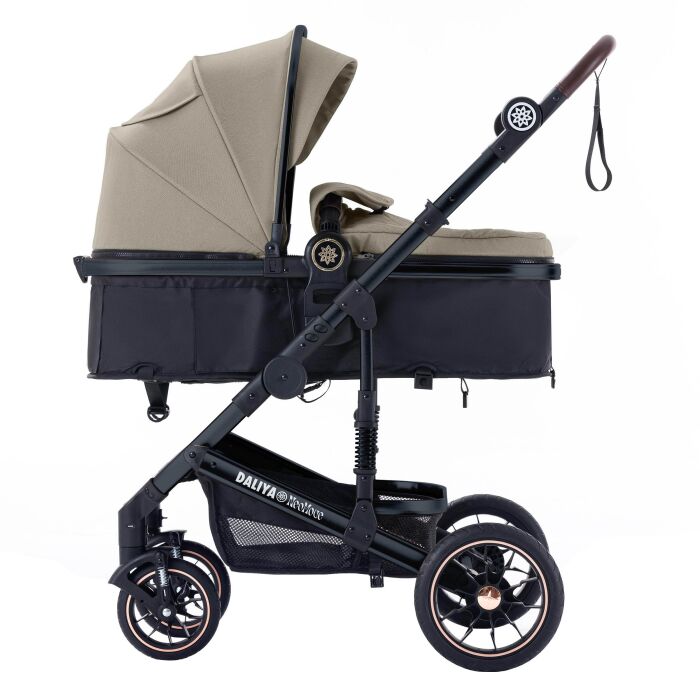 Daliya® NEOMOVE 3in1 Kinderwagen & Buggy (Schwarz-Beige)