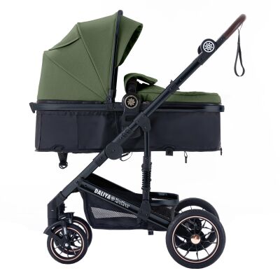 Daliya® NEOMOVE 3in1 Kinderwagen & Buggy (Schwarz-Olivgrün)