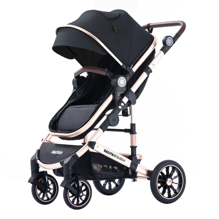 Daliya® NEOMOVE 3in1 Kinderwagen & Buggy (Gold-Schwarz)