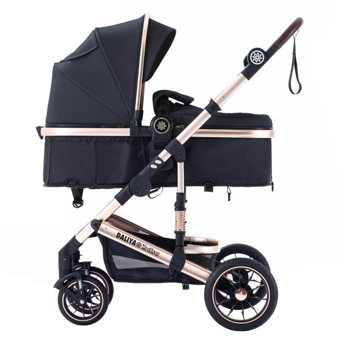 Daliya® NEOMOVE 3in1 Kinderwagen & Buggy (Gold-Schwarz)