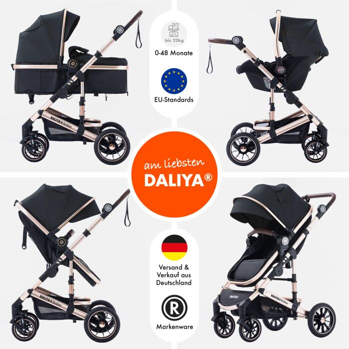 Daliya® NEOMOVE 3in1 Kinderwagen & Buggy...