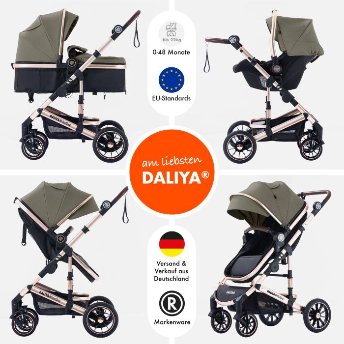 Daliya® NEOMOVE 3in1 Kinderwagen & Buggy...