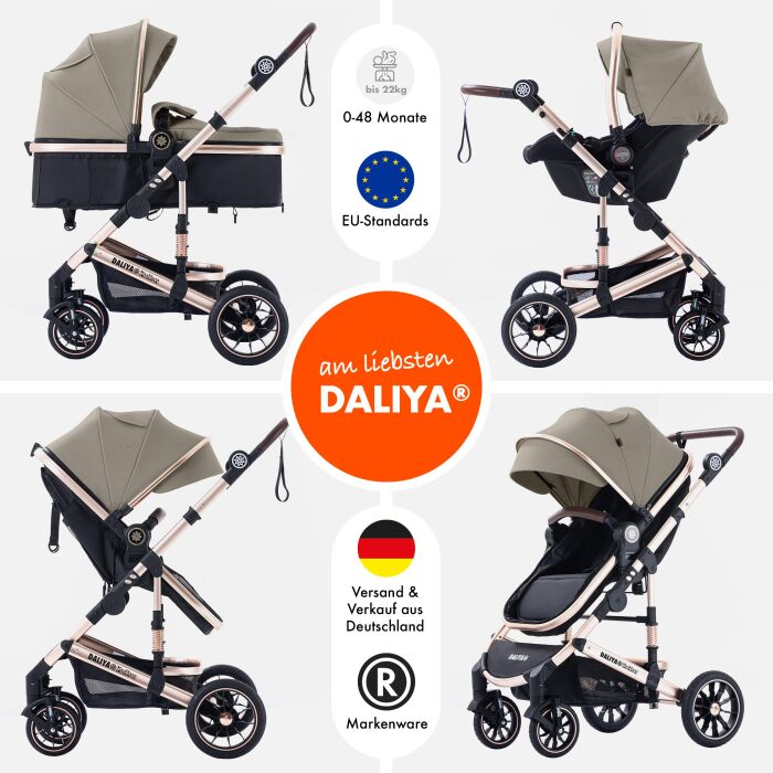 Daliya® NEOMOVE 3in1 Kinderwagen & Buggy...