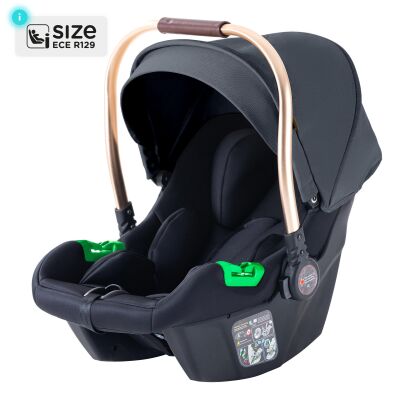 Daliya® NEOMOVE 3in1 Kinderwagen & Buggy (Gold-Dunkelgrau)