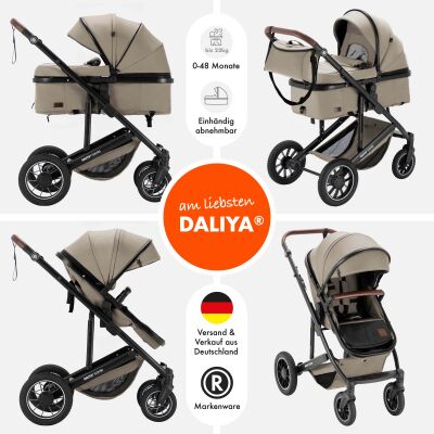 Daliya® FLEXI-PRO M 2in1 Kinderwagen & Buggy (Farbauswahl)