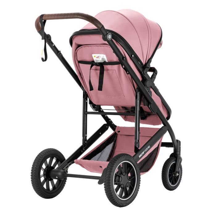 Daliya® FLEXI-PRO M 2in1 Kinderwagen & Buggy (Rosa Leinen)