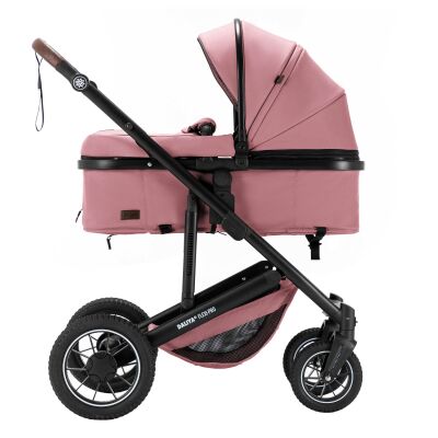 Daliya® FLEXI-PRO M 2in1 Kinderwagen & Buggy (Rosa Leinen)