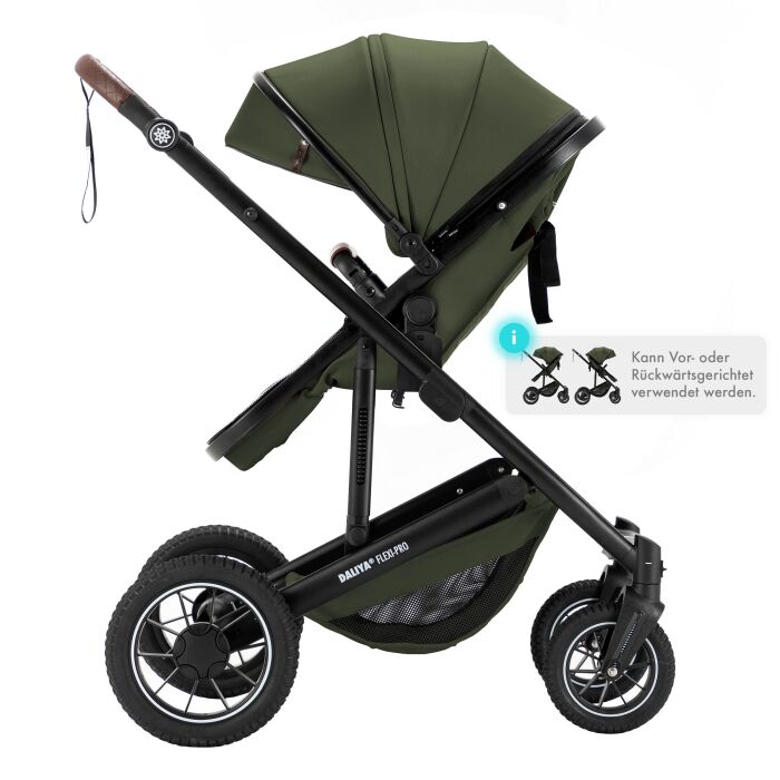 Daliya® FLEXI-PRO M 2in1 Kinderwagen & Buggy (Olivgrün)
