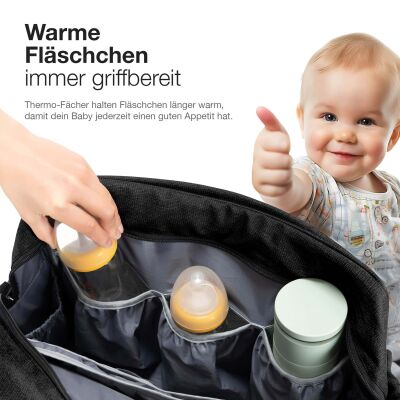 Daliya® ALPINO PURE Wickeltasche (Farbauswahl)
